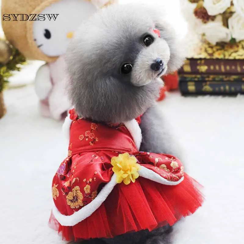 Chinese Silk Designer Pet Dog Cat Clothes Puppy Dog Cat Dress Chihuahua Tang Costume New Year Spring Festival Pet Clothing S XXL
Chinese Silk Designer Pet Dog Cat Clothes Puppy Dog Cat Dress Chihuahua Tang Costume New Year Spring Festival Pet Clothing S XXL