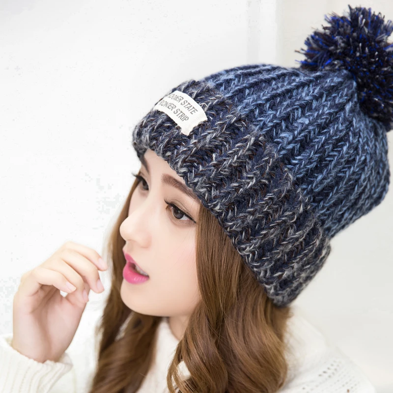 New Fashion Woman's Warm Woolen Winter Hats Knitted Fur Cap For Woman Sooner State Letter Skullies & Beanies 6 Color Gorros
New Fashion Woman's Warm Woolen Winter Hats Knitted Fur Cap For Woman Sooner State Letter Skullies & Beanies 6 Color Gorros