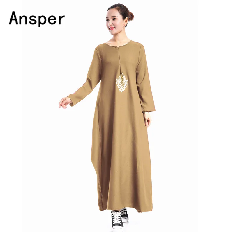 Gold Print Arab Long Dress Ferace Islamic Muslim Dresses Long Dresses Malaysia women's Abayas In Dubai Turkish Ladies Clothing
Gold Print Arab Long Dress Ferace Islamic Muslim Dresses Long Dresses Malaysia women's Abayas In Dubai Turkish Ladies Clothing