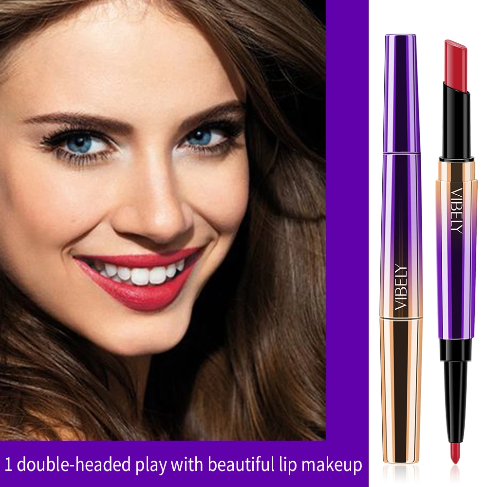 Lipstick Double-end Lasting Lipliner Waterproof Long Lasting Matte Sexy Natural Lip Liner Stick Pencil Beauty Lips Makeup batom
Lipstick Double-end Lasting Lipliner Waterproof Long Lasting Matte Sexy Natural Lip Liner Stick Pencil Beauty Lips Makeup batom