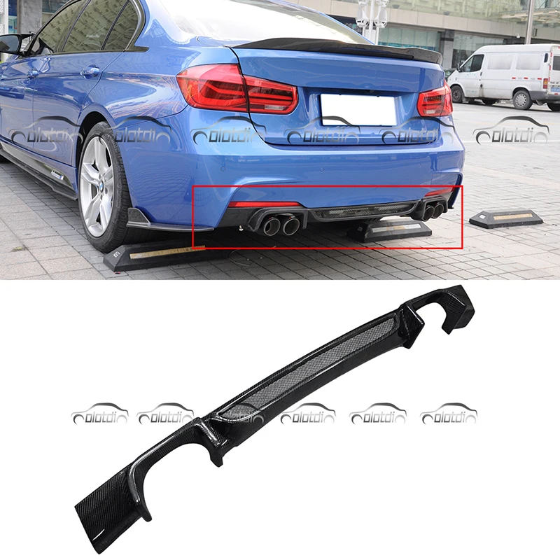 V Style Bumper Spoiler Rear Lip Diffuser for BMW F30 M-Tech M-Sport Package Quad Exhaust Tips Carbon Fiber Car Styling
V Style Bumper Spoiler Rear Lip Diffuser for BMW F30 M-Tech M-Sport Package Quad Exhaust Tips Carbon Fiber Car Styling