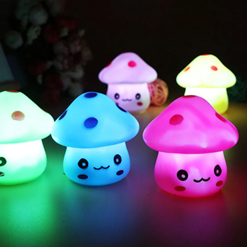 Romantic Colorful Mushroom Christmas LED Night Light Lamp Child Bedroom Desk Bedside Lamp for Baby Kids Christmas Holiday Gifts
Romantic Colorful Mushroom Christmas LED Night Light Lamp Child Bedroom Desk Bedside Lamp for Baby Kids Christmas Holiday Gifts