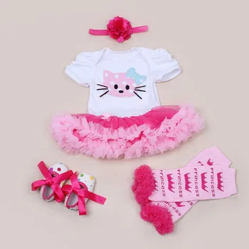 4PCs per Set Pink Hot Pink Baby Girls Party Dress Animal Cat Pattern Jumpersuit Headband Shoes Leggins for 0-24Months
4PCs per Set Pink Hot Pink Baby Girls Party Dress Animal Cat Pattern Jumpersuit Headband Shoes Leggins for 0-24Months