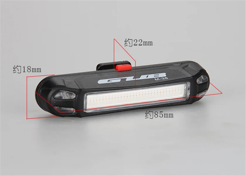 GUB M-38 Newest Bicycle USB Rechargeable LED Light Bike Front / Rear Light Outdoor Cycling Warning Lamp Night Safety Taillight
GUB M-38 Newest Bicycle USB Rechargeable LED Light Bike Front / Rear Light Outdoor Cycling Warning Lamp Night Safety Taillight