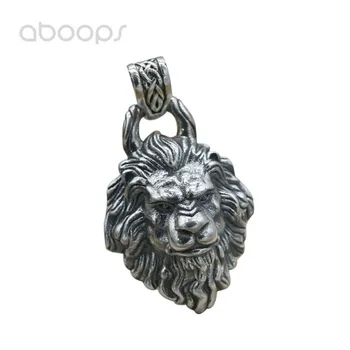 Vintage 925 Sterling Silver Lion Head Necklace Pendant for Men Women Free Shipping
Vintage 925 Sterling Silver Lion Head Necklace Pendant for Men Women Free Shipping