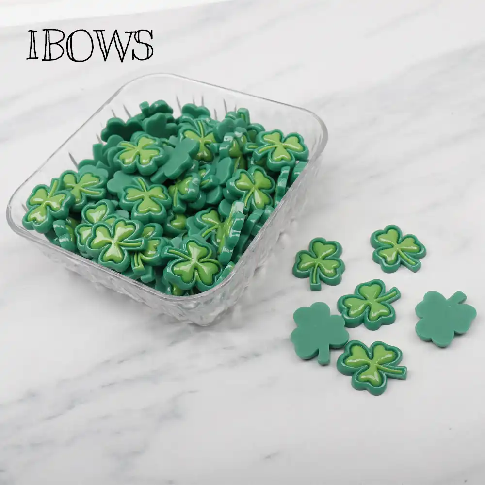 leprechaun irish st patricks resin planar flatbacks embellishments craft hair