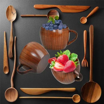 Eco-friendly Delicate Wooden Cuptea Drinkware Natural Jujube Wood With Handle Coffee Cups Safe Wine Cups Mugs Tumbler
Eco-friendly Delicate Wooden Cuptea Drinkware Natural Jujube Wood With Handle Coffee Cups Safe Wine Cups Mugs Tumbler