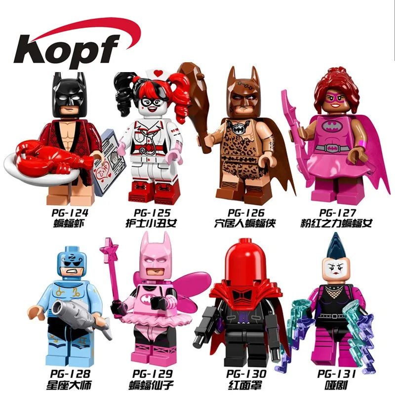 Building Blocks Super Heroes Pink Power Girl Red Hood Clan of the Cave Fairy Batman Mime Nurse Harley Quinn Kids Toys PG8040
Building Blocks Super Heroes Pink Power Girl Red Hood Clan of the Cave Fairy Batman Mime Nurse Harley Quinn Kids Toys PG8040