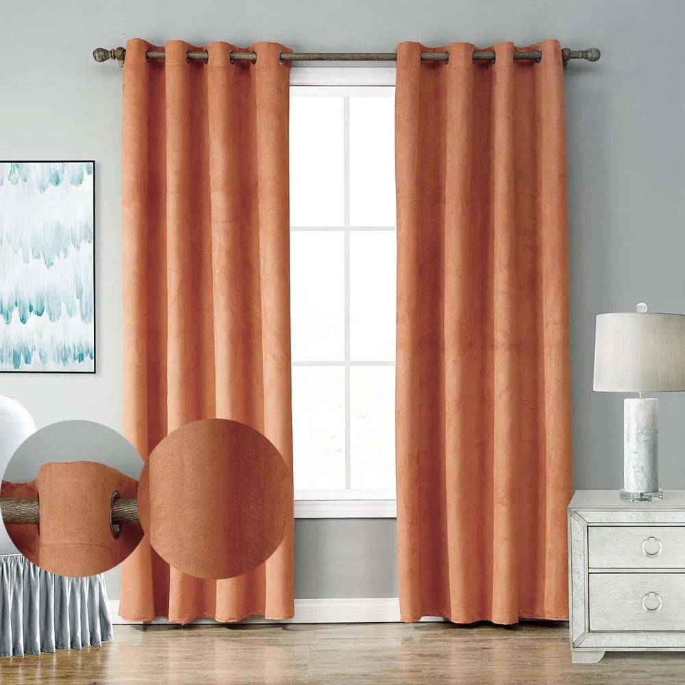 Suede Thermal Window Curtains for Living Room Black Out Orange Thick Curtains for Kitchen Drape Window Treatment Home Decoration
Suede Thermal Window Curtains for Living Room Black Out Orange Thick Curtains for Kitchen Drape Window Treatment Home Decoration