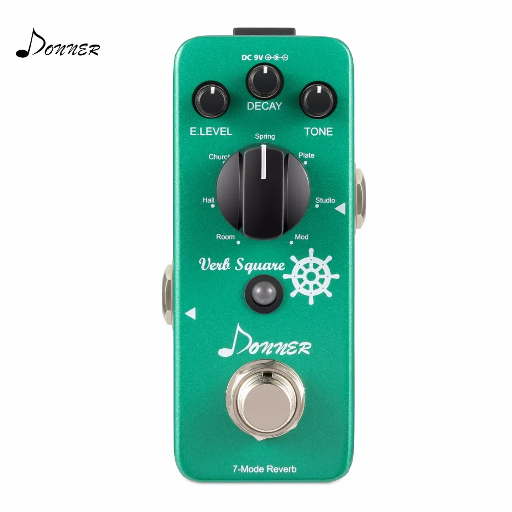 Donner Reverb Guitar Pedal Verb Square 7 Modes Reverberation Digital Effect Pedals True bypass Guitar Accessories
Donner Reverb Guitar Pedal Verb Square 7 Modes Reverberation Digital Effect Pedals True bypass Guitar Accessories