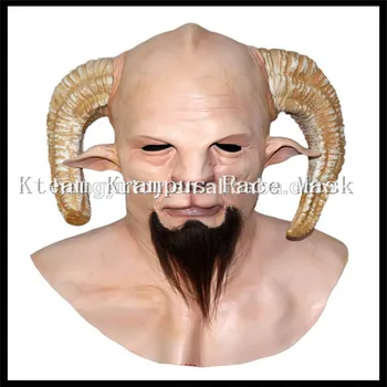 2017 Top Grade 100% Latex Halloween Party Cosplay Realistic Goat Devil Demon Horned Beast Adult Latex Krampus Mask Movie Mask
2017 Top Grade 100% Latex Halloween Party Cosplay Realistic Goat Devil Demon Horned Beast Adult Latex Krampus Mask Movie Mask