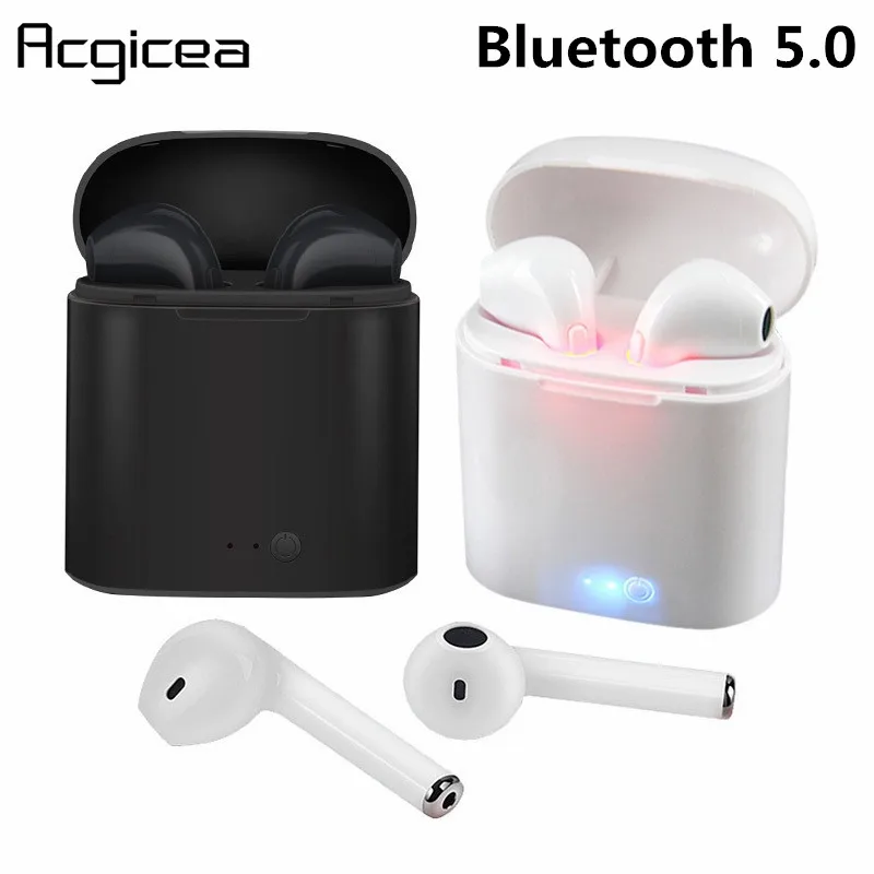 Wireless Earpiece Bluetooth Earphones I7 i7s TWS sport Earbuds With Mic For smart Phone iPhone Xiaomi Samsung Huawei LG headset
Wireless Earpiece Bluetooth Earphones I7 i7s TWS sport Earbuds With Mic For smart Phone iPhone Xiaomi Samsung Huawei LG headset