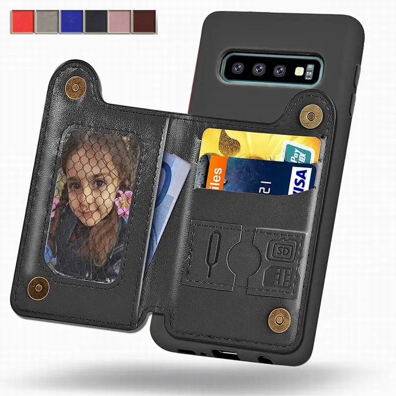 Card Holder Case For Samsung Galaxy S7 Edge S8 S9 S10 Plus S10E Note9 A6 Plus j4 j6 Prime A7 2018 Wallet Soft TPU Back Cover
Card Holder Case For Samsung Galaxy S7 Edge S8 S9 S10 Plus S10E Note9 A6 Plus j4 j6 Prime A7 2018 Wallet Soft TPU Back Cover