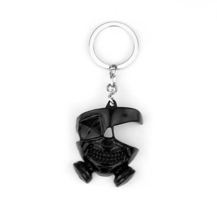 dongsheng Anime Cartoon Tokyo Ghoul keychain Kaneki Ken Mask Cosplay Pendant Key Ring Statement Jewelry souvenirs | Украшения и