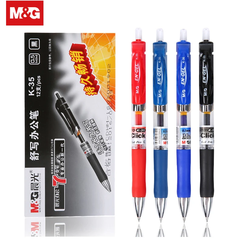 0.5mm Refill Plastic Gel Pen 12Pcs Simple Neutral Pen Black Red Blue High Quality Exam Pen Office School Writing Supplies K-35
0.5mm Refill Plastic Gel Pen 12Pcs Simple Neutral Pen Black Red Blue High Quality Exam Pen Office School Writing Supplies K-35