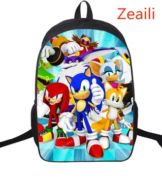 16-inch Cartoon Backpacks for Children Boys Girls Mario Sonic Boom Bookbag Rucksack Primary Students School Bag Mochila
16-inch Cartoon Backpacks for Children Boys Girls Mario Sonic Boom Bookbag Rucksack Primary Students School Bag Mochila