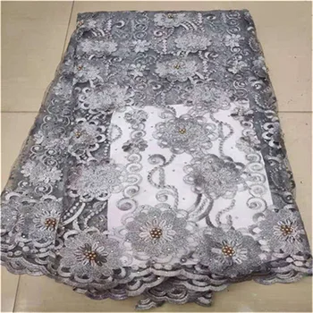 African Lace Fabric 2019 High Quality Lace Fabric beads stones Flower Beautiful Applique Beaded Lace For Nigerian Wedding Dress 
African Lace Fabric 2019 High Quality Lace Fabric beads stones Flower Beautiful Applique Beaded Lace For Nigerian Wedding Dress