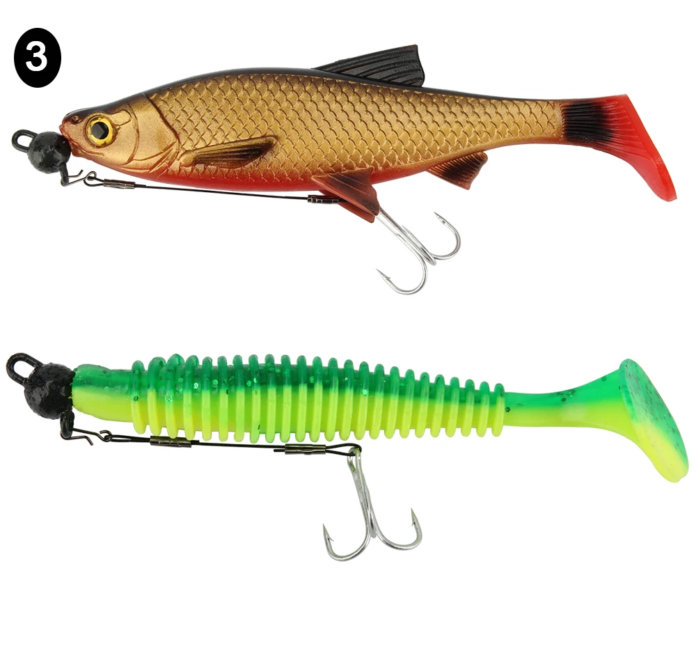 NEW Style 7g10g15g20g25g30g50g Flexhead Pike Jig Head Hooks String Hooks Set For Soft Lure Worm Saltwater Jigging Hooks (4)