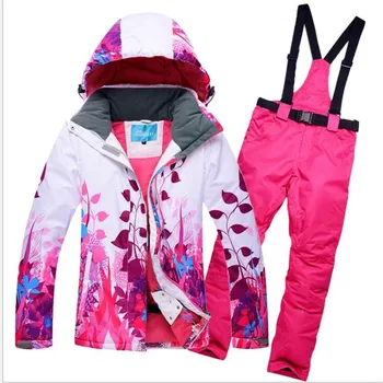 Women Skiing Jackets And Pants Snow Snowboard Clothes Warm Waterproof Windproof Winter Dress Ski Suits Set New High Quality
Women Skiing Jackets And Pants Snow Snowboard Clothes Warm Waterproof Windproof Winter Dress Ski Suits Set New High Quality