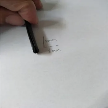 10 Meters 10mm x 5mm Opening Door Edge Black Rubber Seal Trim Strip Scratch Protector Easy Installation All Seasons Flexible DIY
10 Meters 10mm x 5mm Opening Door Edge Black Rubber Seal Trim Strip Scratch Protector Easy Installation All Seasons Flexible DIY