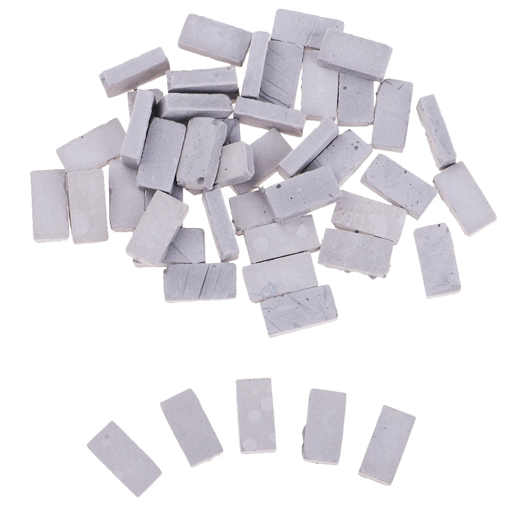 Realistic 1/35 Miniature Gray Brick Model for Sand Table Building Scene Scenery Building Accessories 1.1X0.6cm
Realistic 1/35 Miniature Gray Brick Model for Sand Table Building Scene Scenery Building Accessories 1.1X0.6cm
