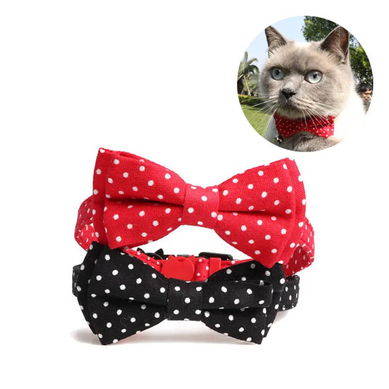 Classic Dot Pets Small Cats Collars Cute Bowknot Necklace Bulldog Chihuahua Bow Tie Puppy Dogs Bells Collar 2 Colors
Classic Dot Pets Small Cats Collars Cute Bowknot Necklace Bulldog Chihuahua Bow Tie Puppy Dogs Bells Collar 2 Colors