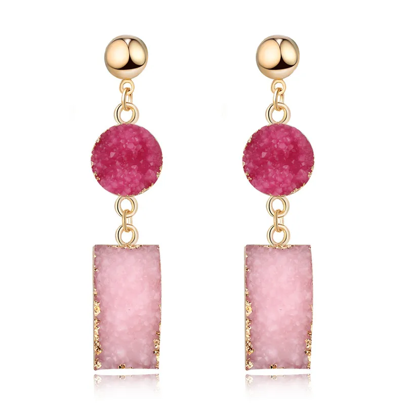 1 pair Resin Round Rectangle Resina Earings Stone Dangle Earrings Pendientes For Women Jewelry Long Grandes Drop Earring E152
1 pair Resin Round Rectangle Resina Earings Stone Dangle Earrings Pendientes For Women Jewelry Long Grandes Drop Earring E152