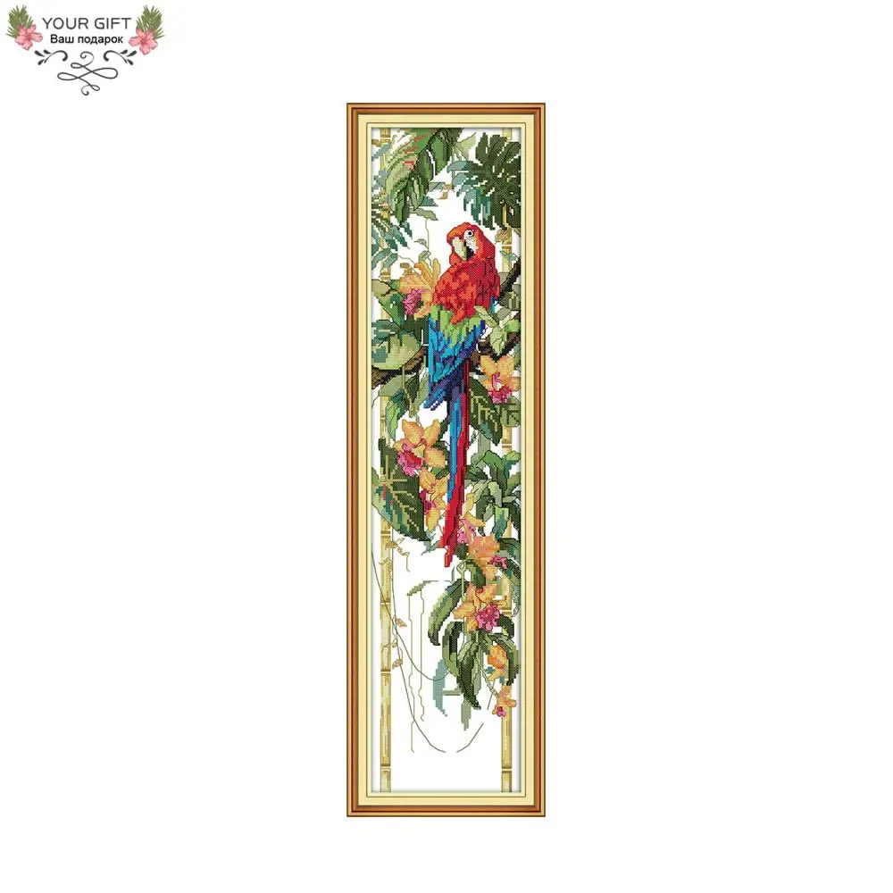 Joy Sunday D855(3) 14CT 11CT Counted and Stamped This Scarlet Macaw Bird Cross Stitch Embroidery Kit House Home Decoration
Joy Sunday D855(3) 14CT 11CT Counted and Stamped This Scarlet Macaw Bird Cross Stitch Embroidery Kit House Home Decoration