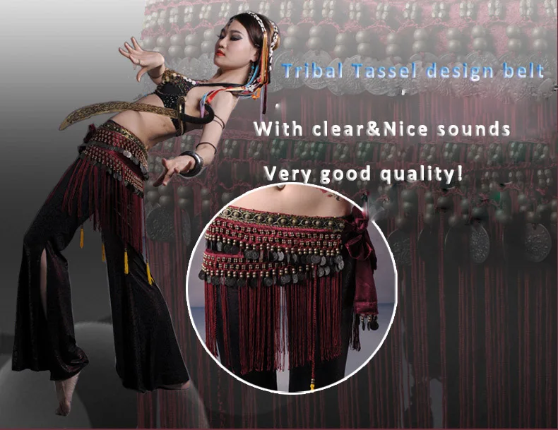 Tribal Belly Dance Hip Scarf