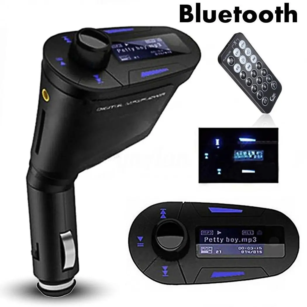 LCD Display Wireless Bluetooth 12-24V Car MP3 Player FM Transmitter player can bring more fun for the trip. | Автомобили и