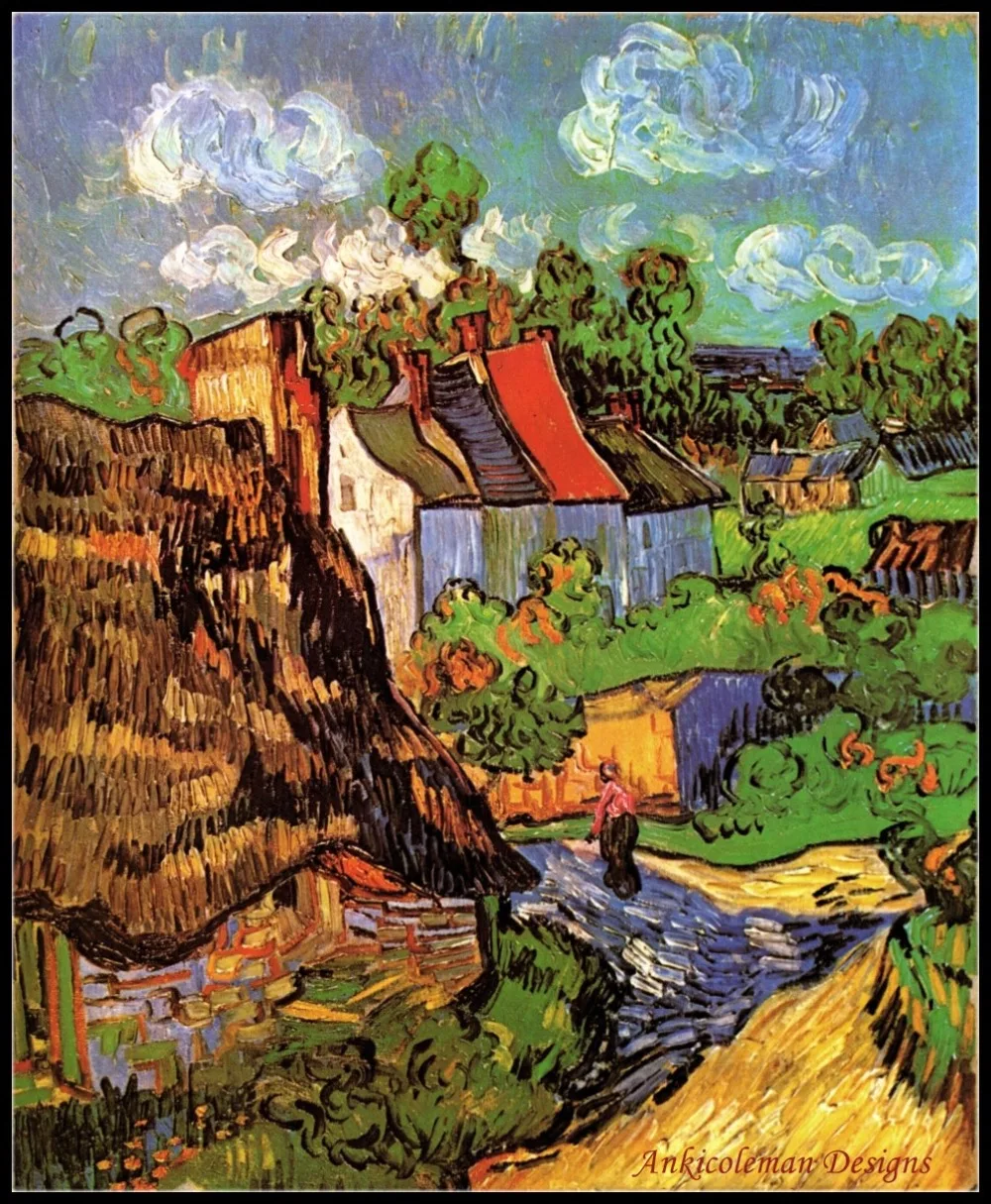 Needlework for embroidery DIY DMC High Quality - Counted Cross Stitch Kits 14 ct Oil painting Van Gogh - House at Auvers
Needlework for embroidery DIY DMC High Quality - Counted Cross Stitch Kits 14 ct Oil painting Van Gogh - House at Auvers