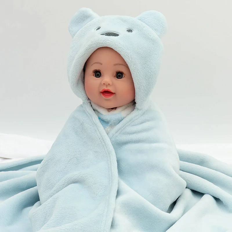Infant Coral Fleece Swaddle Soft Warm Blanket for Newborn Sleeping Bedding with Hat YH-17
Infant Coral Fleece Swaddle Soft Warm Blanket for Newborn Sleeping Bedding with Hat YH-17
