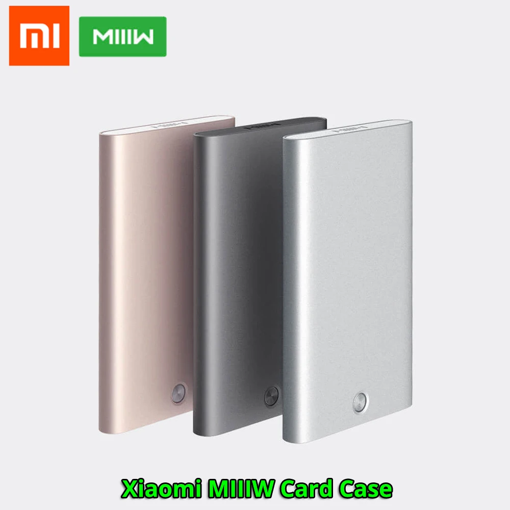 Xiaomi MIIIW Card Case Automatic Box Cover Card Holder Mijia Metal Wallet ID Portable Storage Bank Card Credit Card
Xiaomi MIIIW Card Case Automatic Box Cover Card Holder Mijia Metal Wallet ID Portable Storage Bank Card Credit Card
