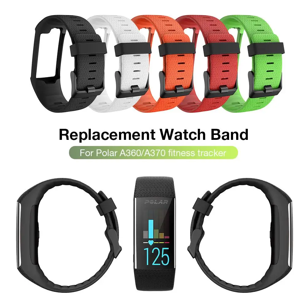 Silicone Replacement Strap Black Buckle Wristband Watch Band for Polar A360 A370 GPS Smart Watch Smart Bracelet #BO
Silicone Replacement Strap Black Buckle Wristband Watch Band for Polar A360 A370 GPS Smart Watch Smart Bracelet #BO
