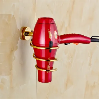 Hair dryer Holder Copper Bathroom Shelf Hair Dryer Holder Wall Mounted Gold Hair Dryer Rack Round Base Bathroom Hardware
Hair dryer Holder Copper Bathroom Shelf Hair Dryer Holder Wall Mounted Gold Hair Dryer Rack Round Base Bathroom Hardware