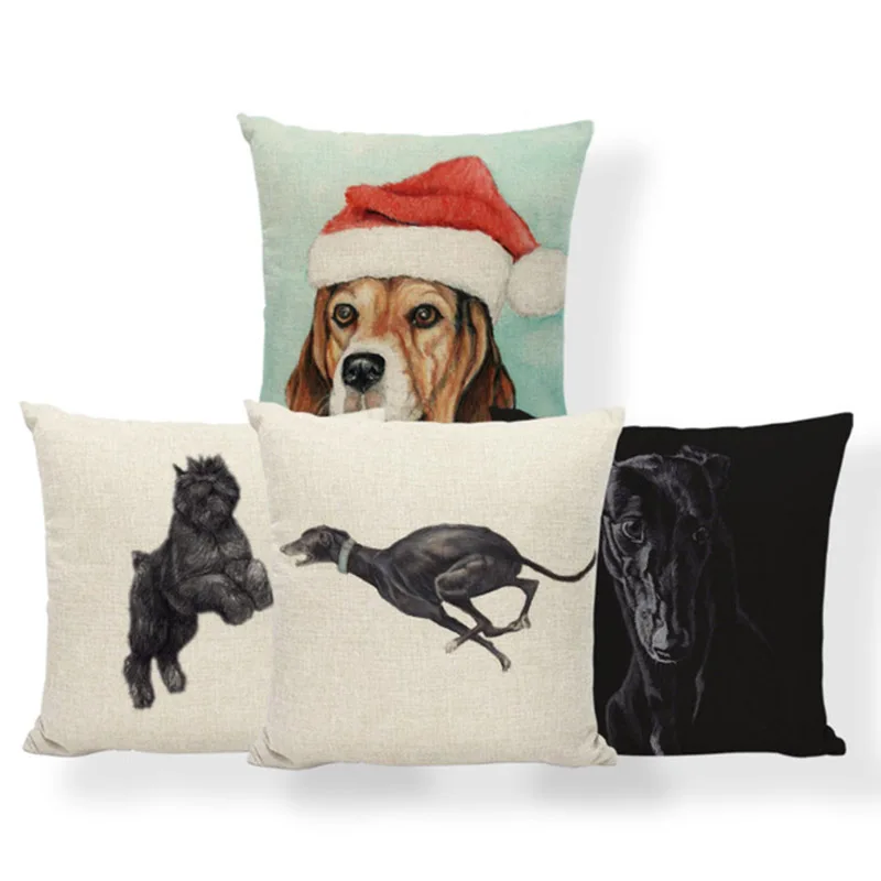 Dog Greyhound Cushion Cover Animal Doberman Golden Retriever Pillows Home Decoration For Sofa Throw Pillow Covers Square Linen
Dog Greyhound Cushion Cover Animal Doberman Golden Retriever Pillows Home Decoration For Sofa Throw Pillow Covers Square Linen