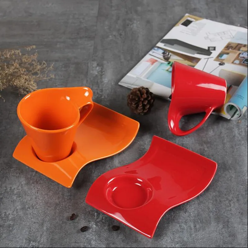 Promotion! Wave Coffee Mugs Dish European Latte Matte Ceramic Mugs Black Matte CUP Home Creative Tea Mug
Promotion! Wave Coffee Mugs Dish European Latte Matte Ceramic Mugs Black Matte CUP Home Creative Tea Mug