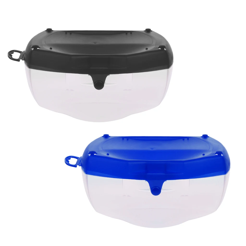 Perfeclan 2Pcs Heavy Duty Scuba Dive Diving Snorkel Mask Storage Box Hard Case Craft Scuba Diving Mask Case