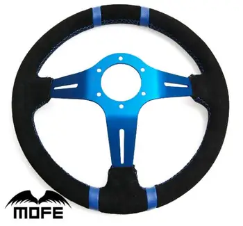MOFE 14inch 350mm Drifting Steering Wheel / Suede Leather Steering wheels 3/Colors
MOFE 14inch 350mm Drifting Steering Wheel / Suede Leather Steering wheels 3/Colors