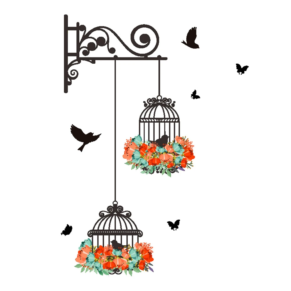 PVC Wall Sticker Kids Room Decorative Bird Cage Wall Stickers Decal DIY Room Decorations Sticking Decals
PVC Wall Sticker Kids Room Decorative Bird Cage Wall Stickers Decal DIY Room Decorations Sticking Decals