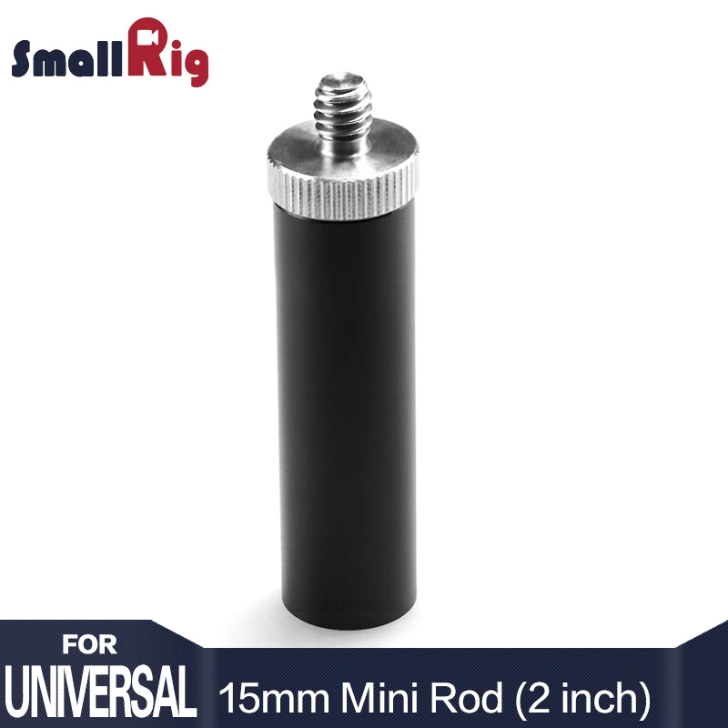 SmallRig Standard 15mm Micro Rod 2 Inches Long with 1/4 Male Female Thread for Dslr Camera Monitor Lighting Microphones- 1654
SmallRig Standard 15mm Micro Rod 2 Inches Long with 1/4 Male Female Thread for Dslr Camera Monitor Lighting Microphones- 1654