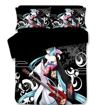 Japanese Anime vivid bedclothes 3D Bedding Set cartoon duvet cover soft Pillowcase twin full queen king size black bedclothes
Japanese Anime vivid bedclothes 3D Bedding Set cartoon duvet cover soft Pillowcase twin full queen king size black bedclothes