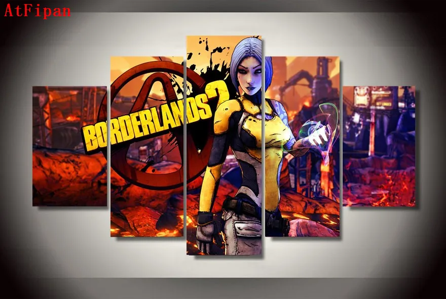 AtFipan 5P Cartoon Poster Maya Borderlands Game Canvas Painting On The Wall Art Modular Picture HD Wall Pictures For Living Room
AtFipan 5P Cartoon Poster Maya Borderlands Game Canvas Painting On The Wall Art Modular Picture HD Wall Pictures For Living Room