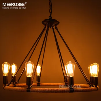 American style Rope chandelier Vintage Antique suspension lamp E27 Edision bulb chandelier lustre Living room,Restaurant hanging
American style Rope chandelier Vintage Antique suspension lamp E27 Edision bulb chandelier lustre Living room,Restaurant hanging
