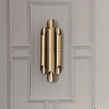 Luxury Famous Design Modern 3 Lights All-in-one bamboo Wall Sconce Light Bedside Wall Lamp Wall Night Light Bedroom Living Room
Luxury Famous Design Modern 3 Lights All-in-one bamboo Wall Sconce Light Bedside Wall Lamp Wall Night Light Bedroom Living Room