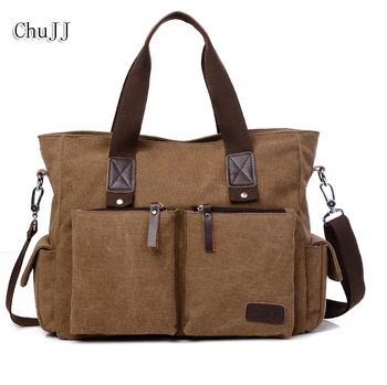 Chu JJ Canvas Men's Handbags Shoulder CrossBody Bags Men Messenger Bag Multifunction Big Capacity Business Bags Casual Tote
Chu JJ Canvas Men's Handbags Shoulder CrossBody Bags Men Messenger Bag Multifunction Big Capacity Business Bags Casual Tote