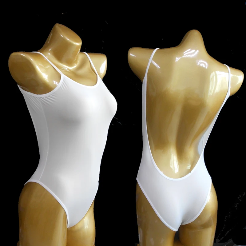 Sexy Women Ice Silk Transparent Backless High Cut Bodysuit One Piece Swimsuit See Through Erotic Lingerie FX14
Sexy Women Ice Silk Transparent Backless High Cut Bodysuit One Piece Swimsuit See Through Erotic Lingerie FX14