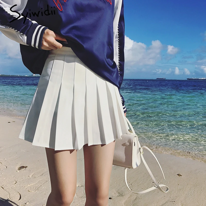 Syiwidii 2018 High Waist Ball Pleated Skirts Harajuku Pink Skirts Solid A-line Sailor Skirt Plus Size Japanese School Uniform
Syiwidii 2018 High Waist Ball Pleated Skirts Harajuku Pink Skirts Solid A-line Sailor Skirt Plus Size Japanese School Uniform