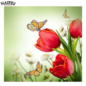 Diy Diamond Painting Flowers Home Decor butterfly tulip Rhinestone Wall Stickers Diamond Embroidery Needlework Diamond Mosaic
Diy Diamond Painting Flowers Home Decor butterfly tulip Rhinestone Wall Stickers Diamond Embroidery Needlework Diamond Mosaic