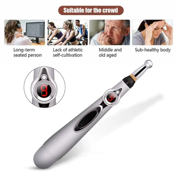 Electric Acupuncture Massage Pen Pain Relief Full Body Massager Therapy Heal Device Massage Machine
Electric Acupuncture Massage Pen Pain Relief Full Body Massager Therapy Heal Device Massage Machine